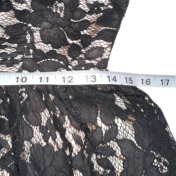 NWT True Decadence Lace Tulle Mesh Overlay Mini Dress SMALL - Picture 8 of 9